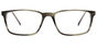 Square 04 - T59 Grey Havana/Silver Clear Lens