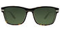 Rango - T56 Silver Black Amber Tortoise Emerald