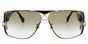 955 - T63 Ecaille Or Transparent Brown Gradient Lens