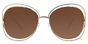 CE119S - T60 Rose gold/ bro Gradient Brown