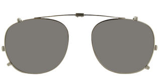 Garrett Leight Kinney clip - T49 Brushed Silver G15 Lens