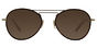 Toledo S - T51 Red Tortoise Gold Semi Flat Brown Gradient