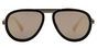 WA504 - T57 Black Gold Gold Lenses
