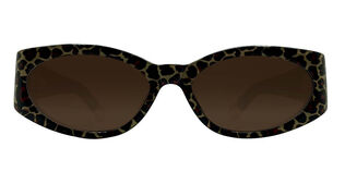 Jacquemus JAC4 Ovalo - T55 Print Leopard Brown Brown