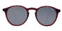 The Aston - T48 Burgundy Grey Solid Smoke