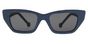 Blue matte on Black matte - Blue Lenses