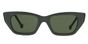 Green on Black Matte - Black Lenses