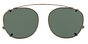 Clip On GMS-07 - T45 Antique Gold Green Lens