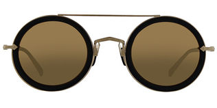 Matsuda M3039 - T49 Matte Black Solid Gold Mirror